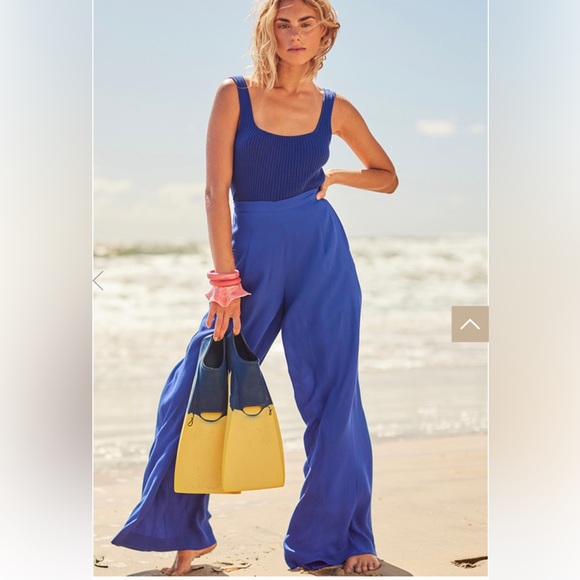 Bohemian Traders Pants - Bohemian Traders High Wasted Pant in cobalt. New without tags.